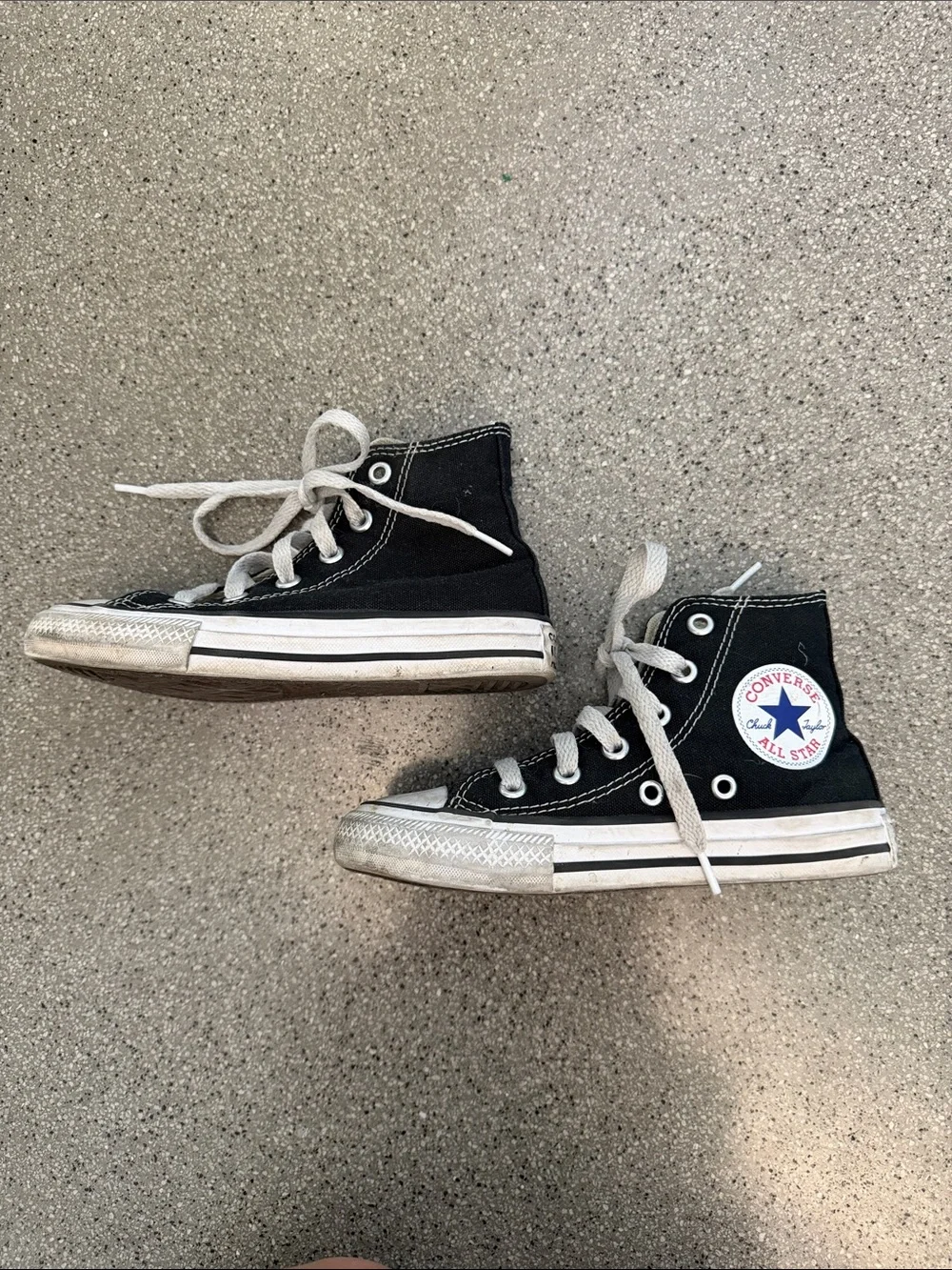 Converse Kids Black and White High-Top Sneakers